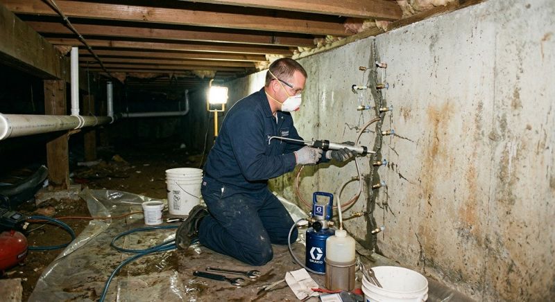 Basement Foundation Repair in Guy, TX