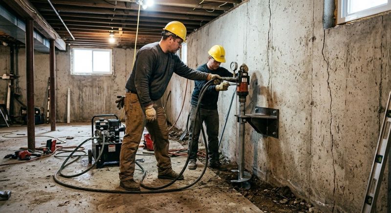 Basement Stabilization in Fort Bend County, TX
