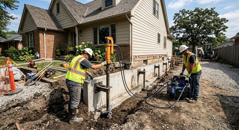 Basement Stabilization in Fort Bend County, TX