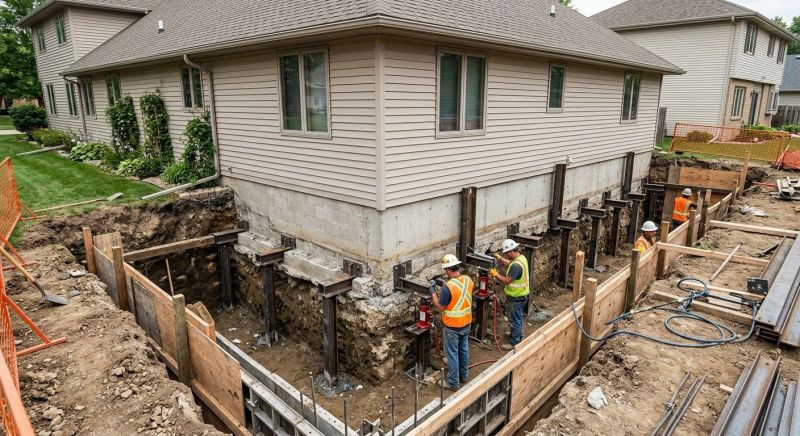 Basement Underpinning in Fort Bend County, TX