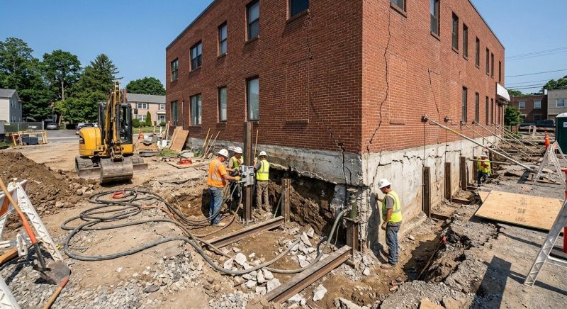 Building Foundation Repair in Fort Bend County, TX