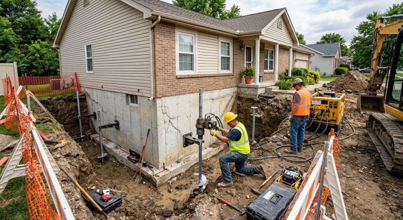 Building Foundation Repair in Richmond, TX