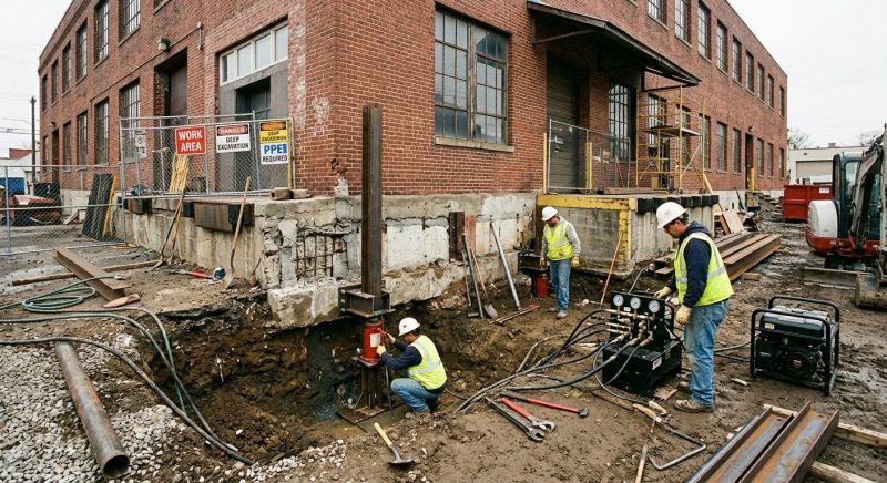 Building Foundation Repair in Simonton, TX