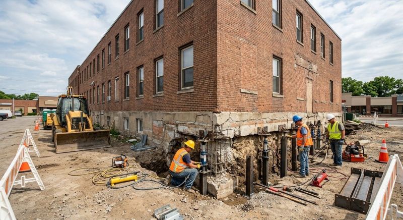 Commercial Foundation Repair in Fort Bend County, TX