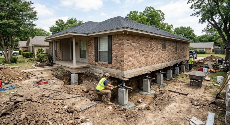 Concrete Foundation Leveling in Houston, TX