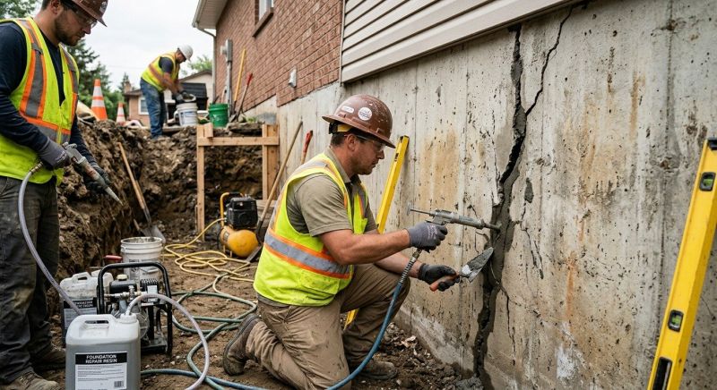 Cracked Foundation Repair in Fulshear, TX