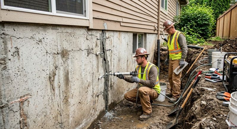Cracked Foundation Repair in Katy, TX