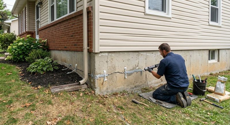 Cracked Foundation Repair in Manvel, TX