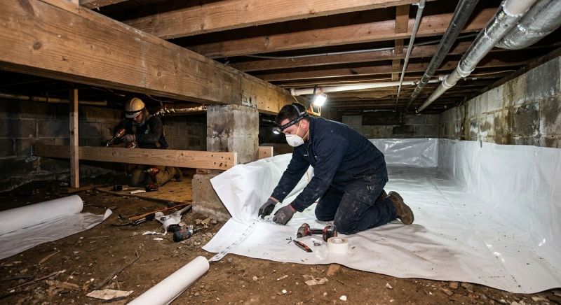 Crawl Space Leveling in Fort Bend County, TX