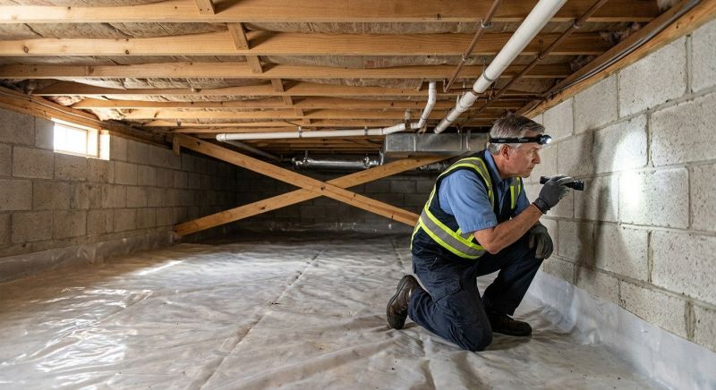 Crawl Space Leveling in Fort Bend County, TX