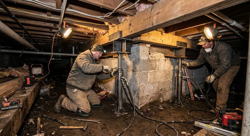 Crawlspace Foundation Repair in Stafford, TX