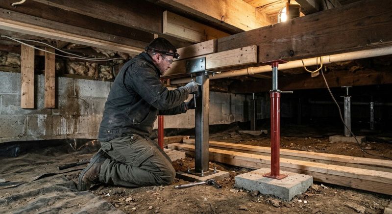 Crawlspace Structural Repair in Fort Bend County, TX