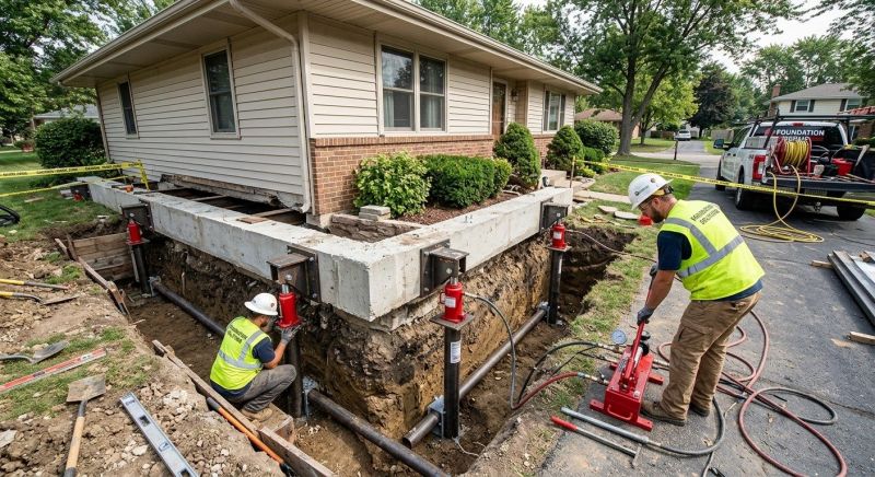 Foundation Jacking in Katy, TX
