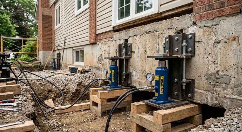 Foundation Jacking in Pearland, TX