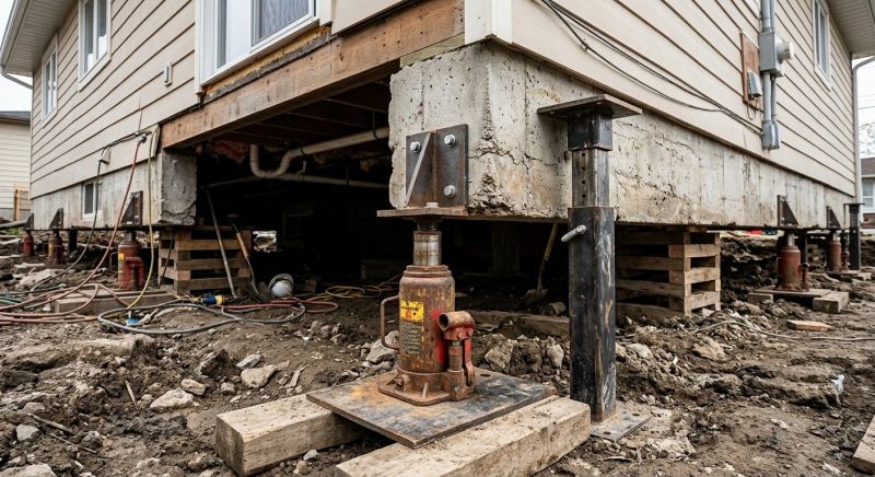 Foundation Lifting in Houston, TX