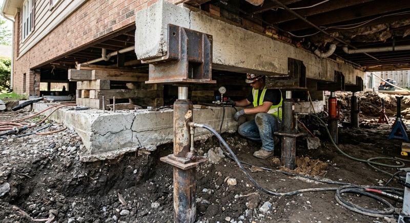 Foundation Lifting in Missouri City, TX