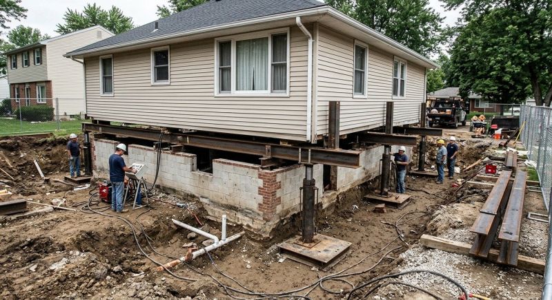 Foundation Lifting in Rosenberg, TX