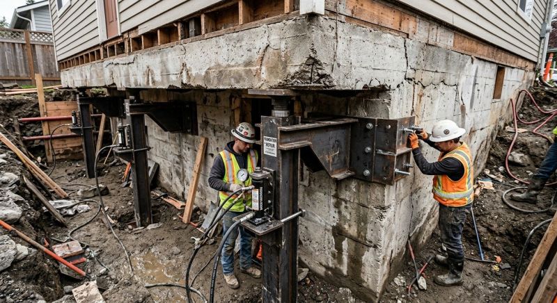 Foundation Lifting in Wallis, TX