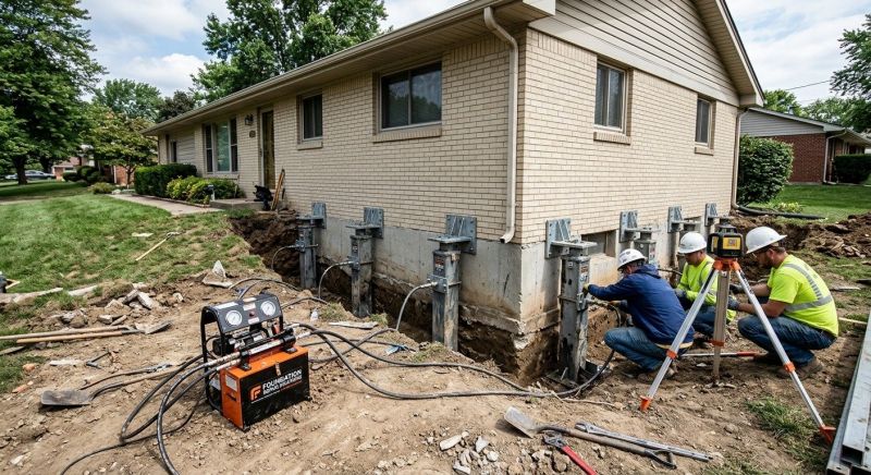 Foundation Pier Leveling in Fort Bend County, TX
