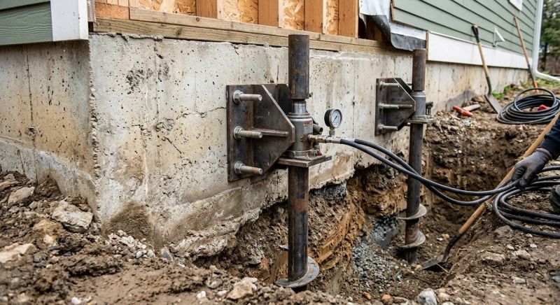 Foundation Pier Leveling in Fort Bend County, TX