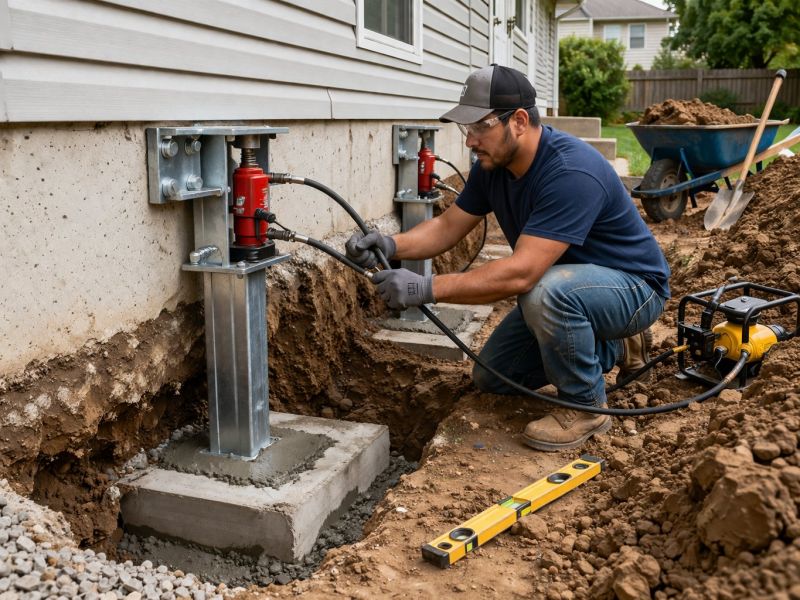 Foundation Pier Repair in Fort Bend County, TX