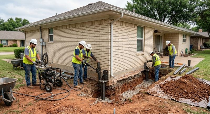 Foundation Stabilizing in Guy, TX