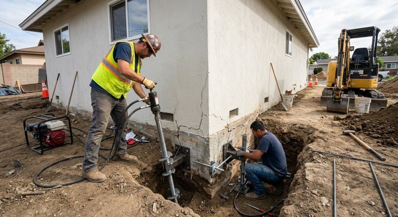 Foundation Stabilizing in Missouri City, TX
