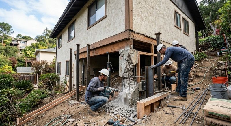 Foundation Underpinning in Fort Bend County, TX