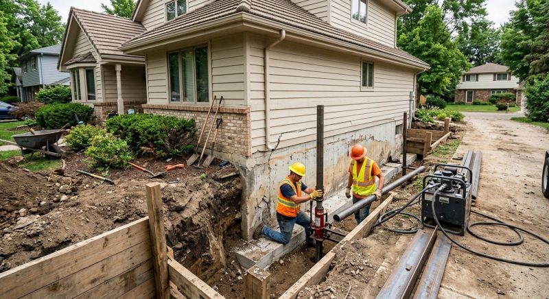Home Foundation Repair in Guy, TX