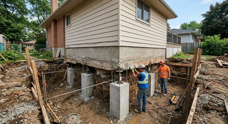 House Underpinning in Fort Bend County, TX