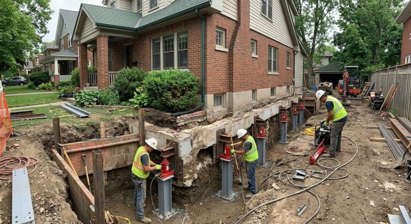 House Underpinning in Fort Bend County, TX