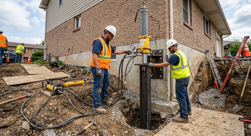 Settling Foundation Service in Guy, TX