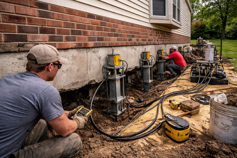 Settling Foundation Service in Missouri City, TX