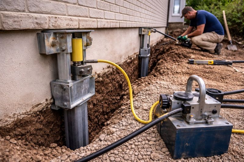 Sinking Foundation Repair in Katy, TX