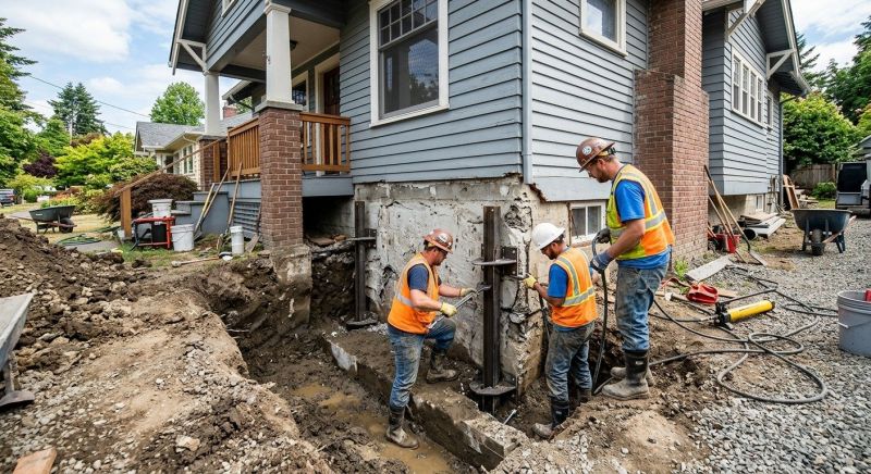 Sinking Foundation Repair in Sugar Land, TX