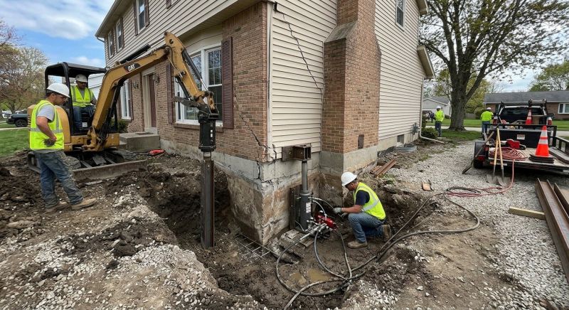 Sinking Foundation Repair in Wallis, TX