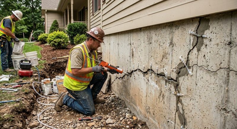 Structural Crack Repair in Fort Bend County, TX