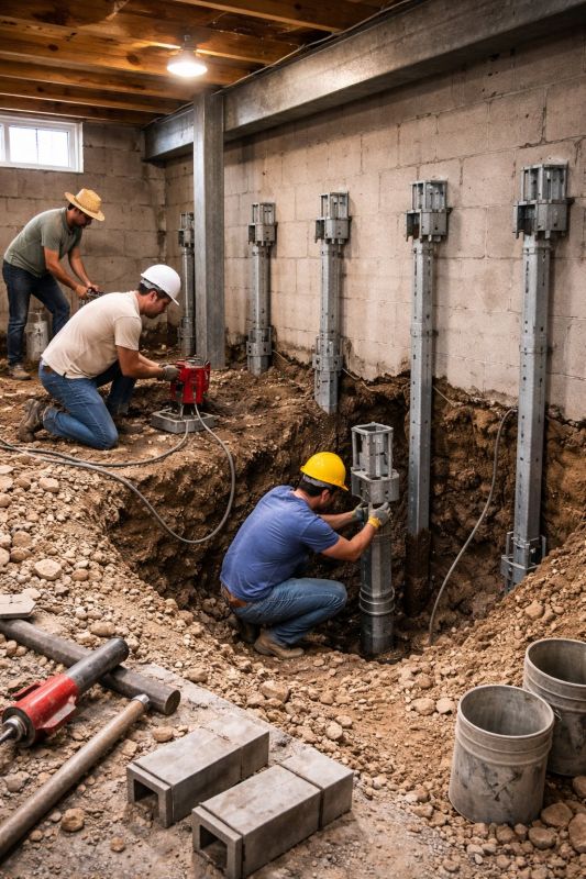 Structural Underpinning in Fort Bend County, TX